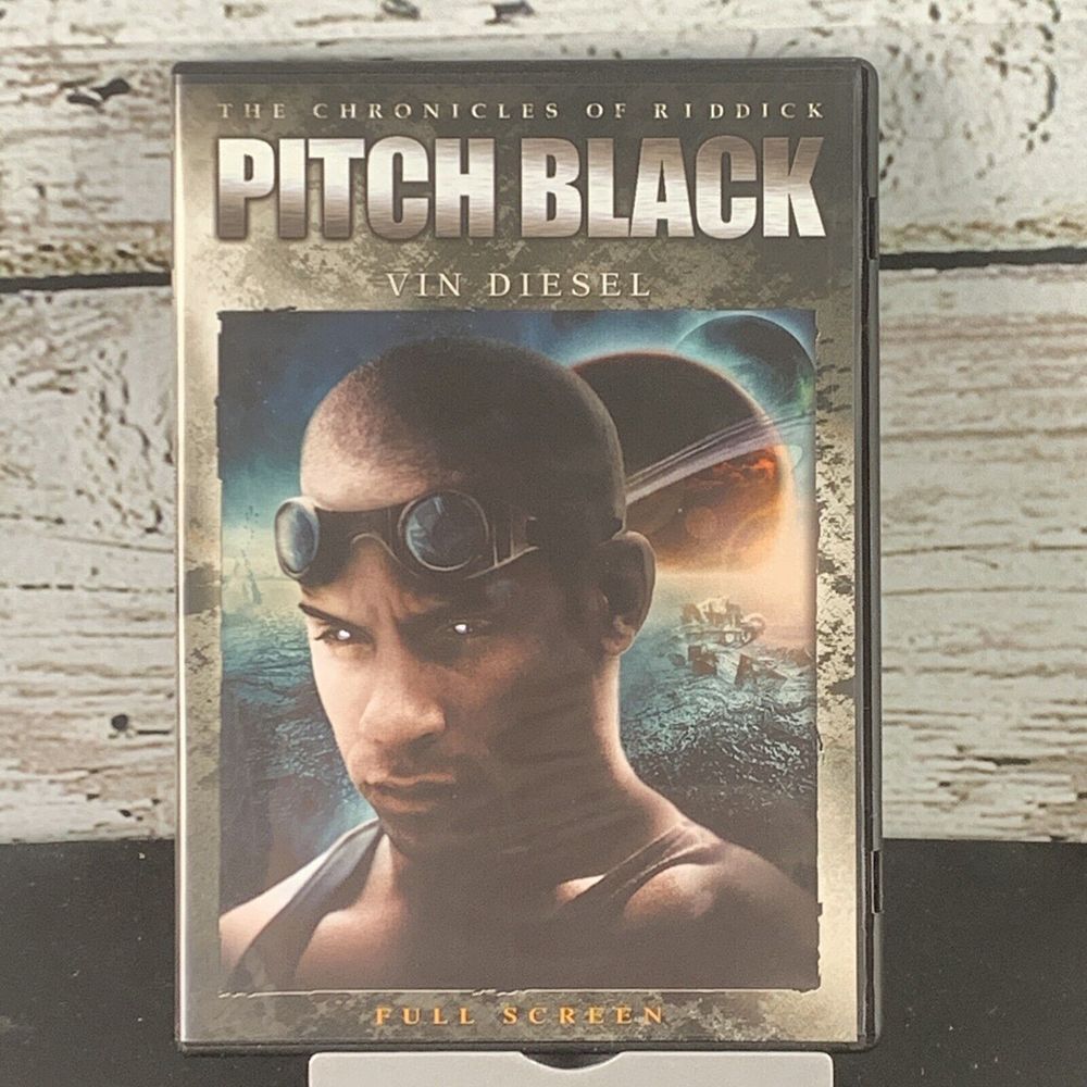 Pitch Black (DVD, 2004, Full‎ Frame Edition) Vin Diesel, Radha Mitchell